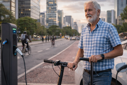 Aldo Vendramin destaca a mobilidade sustentável como caminho para redução de emissões urbanas.