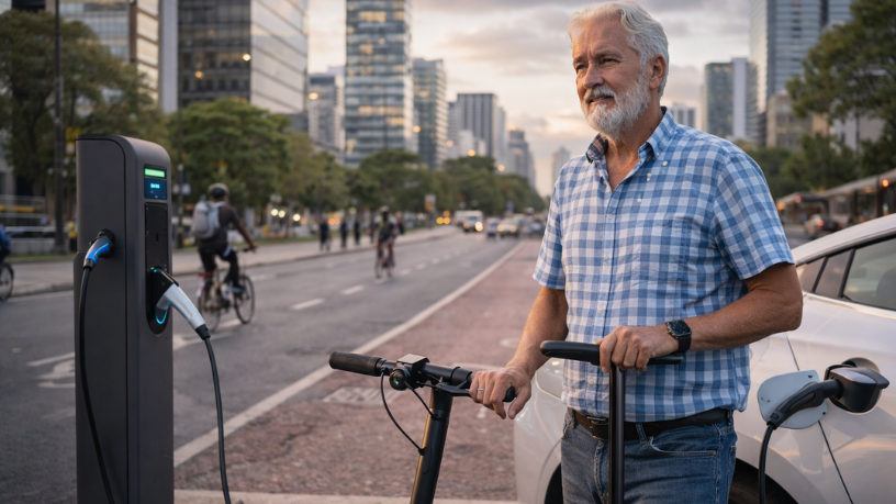 Aldo Vendramin destaca a mobilidade sustentável como caminho para redução de emissões urbanas.